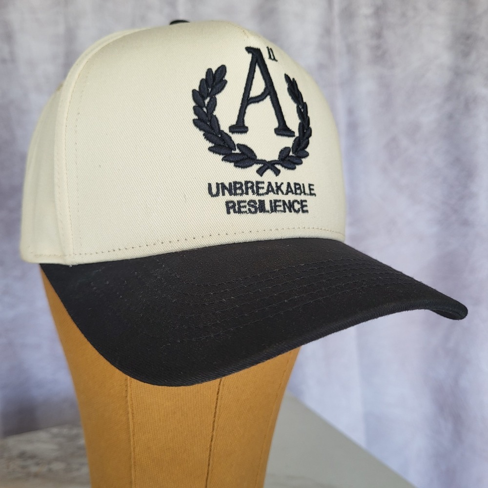 AUG 11 Unbreakable Resilience Snap Back Hat Cream/Black
